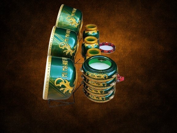 Rebana Klasik Demak'an Full Set Ukir