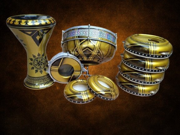 Satu Set Hadroh Polos Jepara