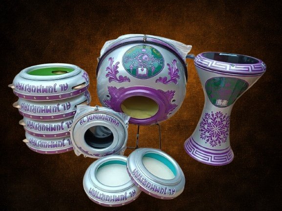 Satu Set Hadroh Ukir Jepara