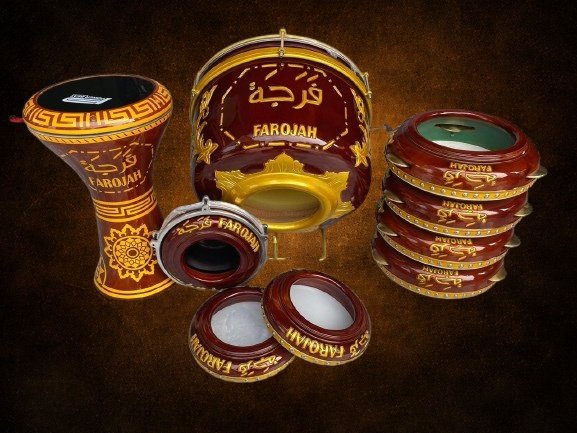 Satu Set Hadroh Ukir Jepara